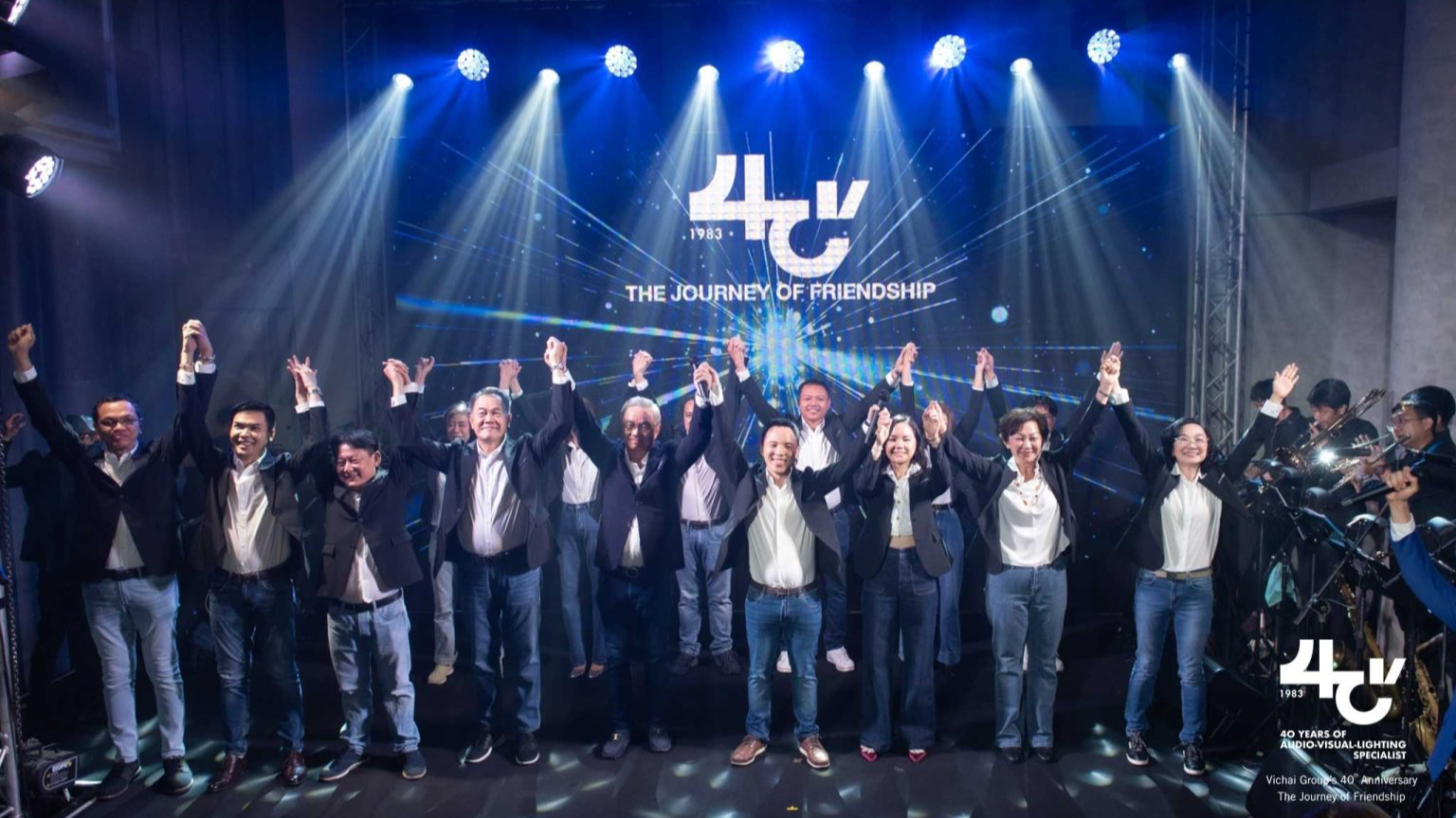 บรรยากาศการจัดงานฉลองครบรอบ 40 ปี “The Journey of Friendship” การเดินทางของมิตรภาพตั้งแต่เริ่มก่อตั้งบริษัทฯ จนครบรอบ 40 ปี พร้อมทั้งเปิดตัว สำนักงานแห่งใหม่ “อาคารกลุ่มบริษัทวิชัย” ถนนหัวหมาก เมื่อวันศุกร์ที่ 26 พฤษภาคม 2566 ที่ผ่านมา